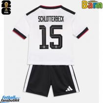 Tyskland Nico Schlotterbeck #15 Hjemmedraktsett Barn VM 2026 Kortermet (+ Korte bukser)